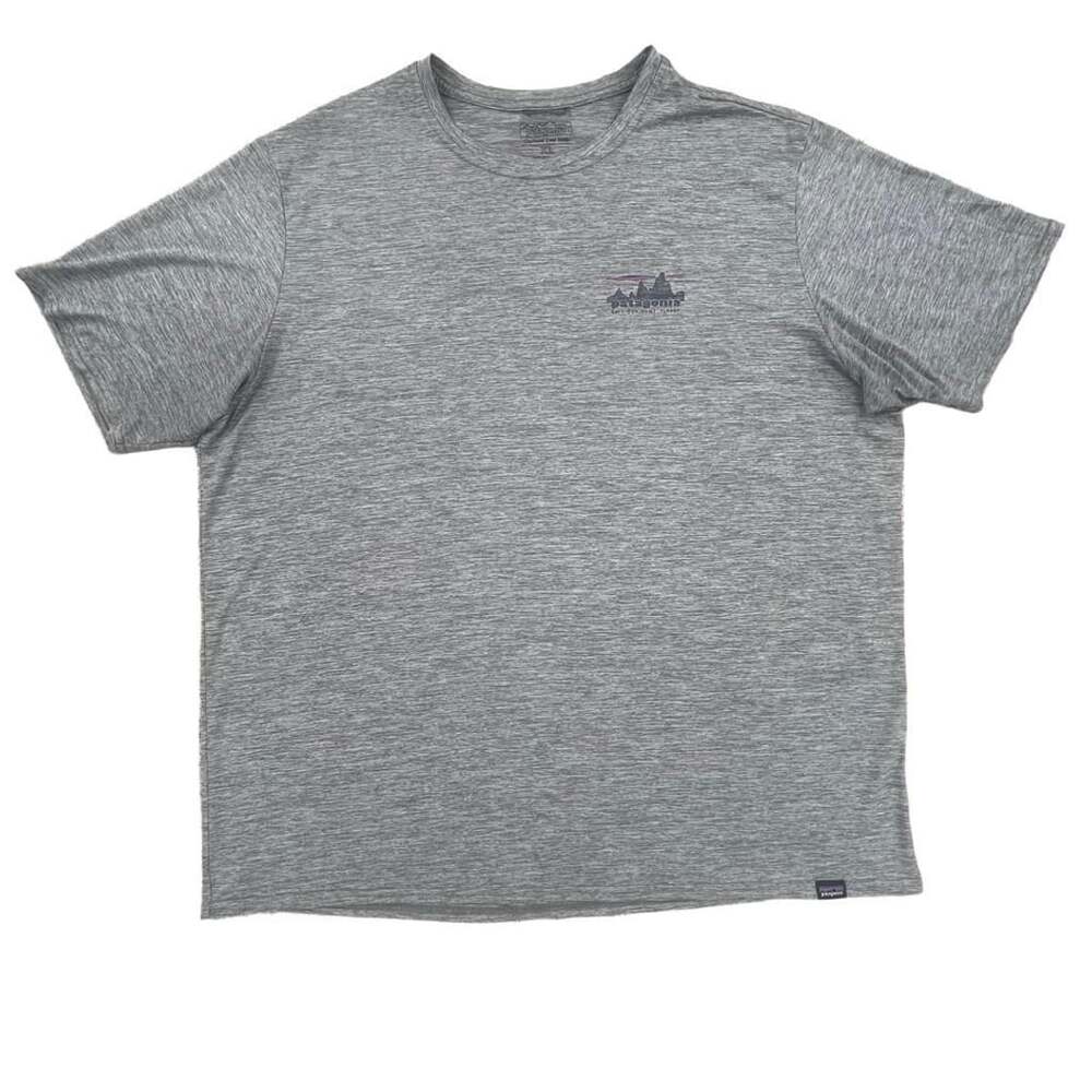 Patagonia Capilene Cool Daily Graphic T-Shirt Size XL Gray Save Our Home Planet